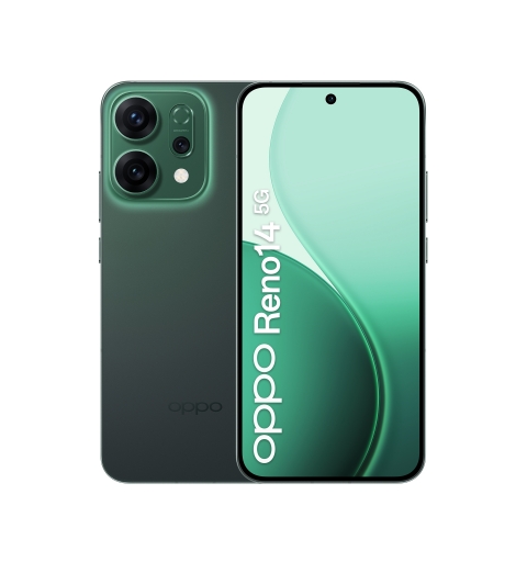 OPPO 14 5G Reno14 5G 16,7 cm (6.59") SIM doble Android 15 USB Tipo C 12 GB 512 GB 6000 mAh Verde