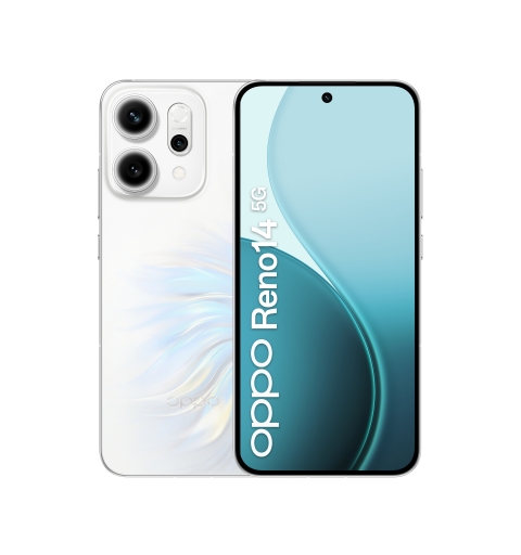 OPPO 14 5G Reno14 5G 16,7 cm (6.59") SIM doble Android 15 USB Tipo C 12 GB 512 GB 6000 mAh Blanco