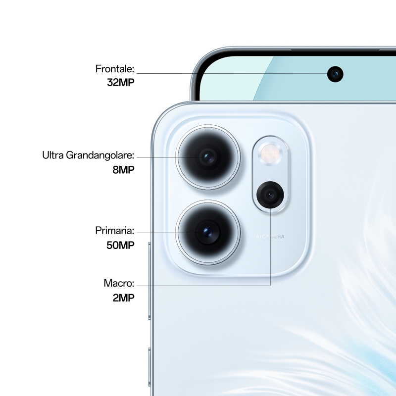 OPPO Reno14 FS 5G 16,7 cm (6.57") SIM doble Android 15 USB Tipo C 12 GB 512 GB 6000 mAh Azul