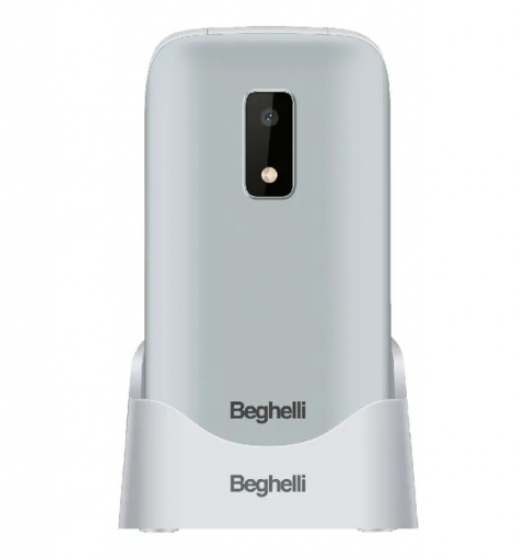 Beghelli 9201 SLV30 GPS Plus Cellulare SALVALAVITA Phone Grigio, telefono per anziani