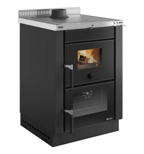 La Nordica Vicenza EVO VST Interno Caminetto freestanding A legna Antracite