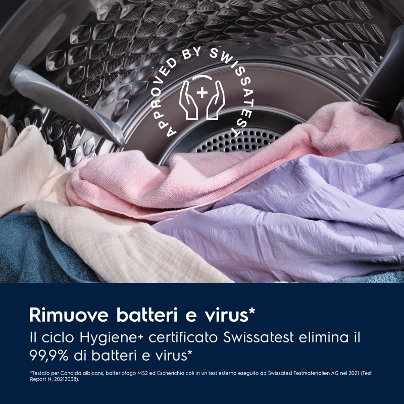 Electrolux EW7H39B asciugatrice Libera installazione Caricamento frontale 9 kg Bianco