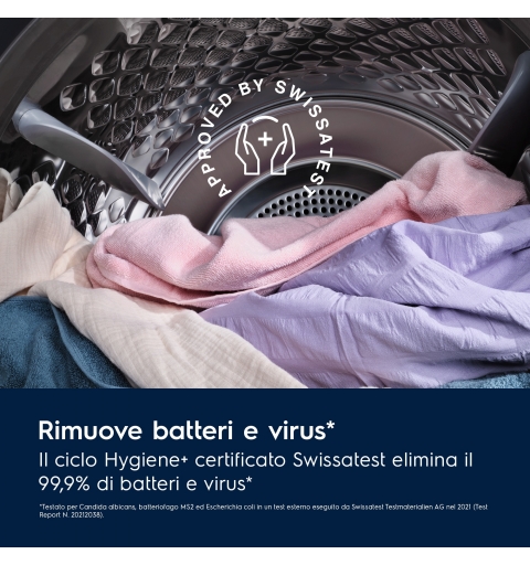 Electrolux EW7H39B asciugatrice Libera installazione Caricamento frontale 9 kg Bianco