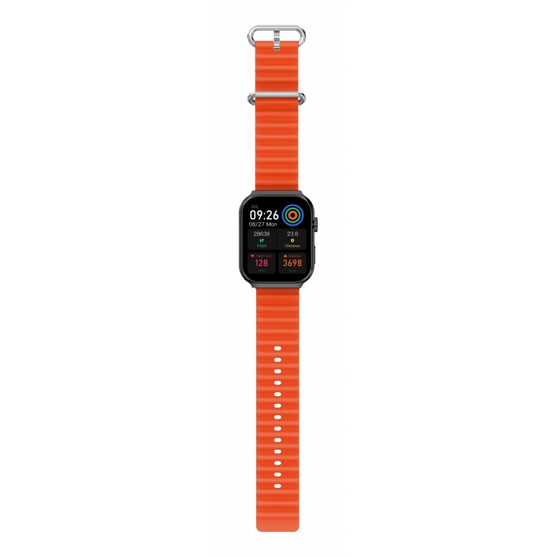 Celly TRAINERULTRABK Relojes inteligentes y deportivos 5,13 cm (2.02") Digital 320 x 320 Pixeles Pantalla táctil Negro