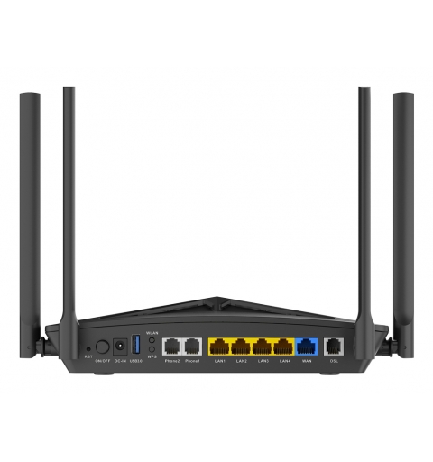 D-Link DSL-X3052E router wireless Gigabit Ethernet Dual-band (2.4 GHz 5 GHz) Nero