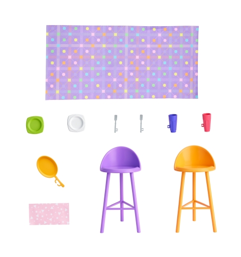 Barbie – Coffret Maison de Vacances avec Poupée