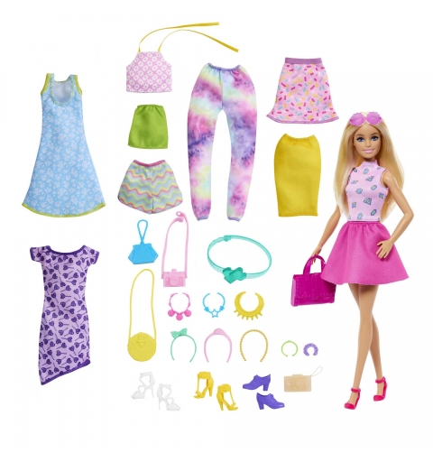 Barbie Fashionistas Clothes and Doll, Mix-and-Match Fashions and Accessories