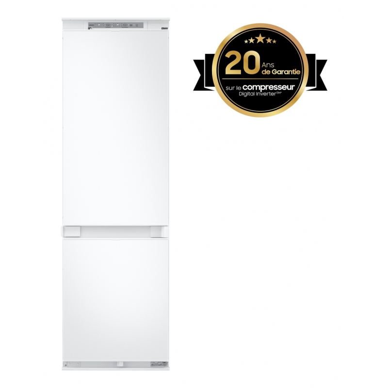 Samsung Réfrigérateur combiné intégrable, 267 L - E - BRB80F26DES0