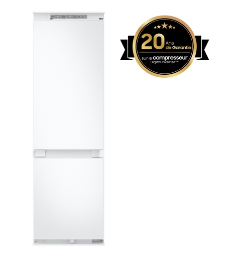 Samsung Réfrigérateur combiné intégrable, 267 L - E - BRB80F26DES0