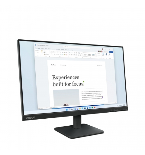 Lenovo L24-4e computer monitor 60.5 cm (23.8") 1920 x 1080 pixels Full HD LCD Black