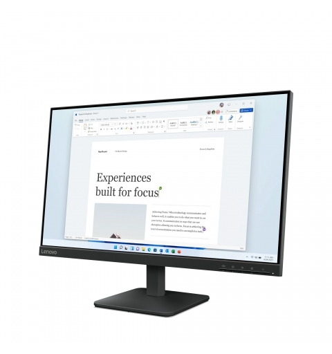 Lenovo L24-4e pantalla para PC 60,5 cm (23.8") 1920 x 1080 Pixeles Full HD LCD Negro