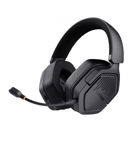 Trust GXT 493 Carus Auricolare Con cavo e senza cavo A Padiglione, Casco Gaming USB Type-C USB Type-A Bluetooth Nero