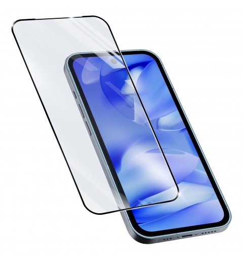 Cellularline Impact Glass Capsule - Google Pixel 9A Widerstandsfähiges gehärtetes Glas über die gesamte Oberfläche