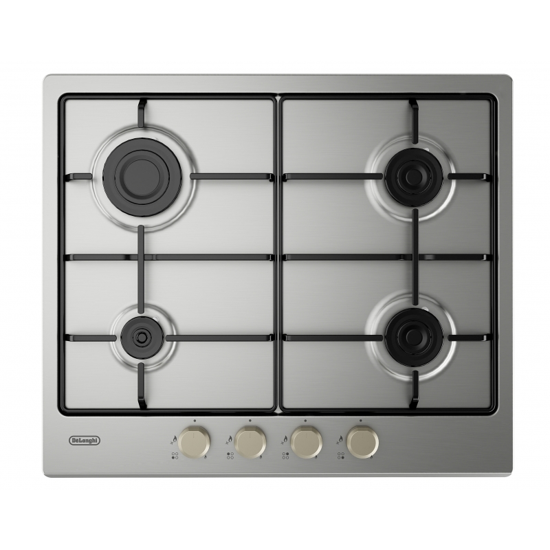 De’Longhi YLG 60 F hob Stainless steel Built-in 60 cm Gas 4 zone(s)