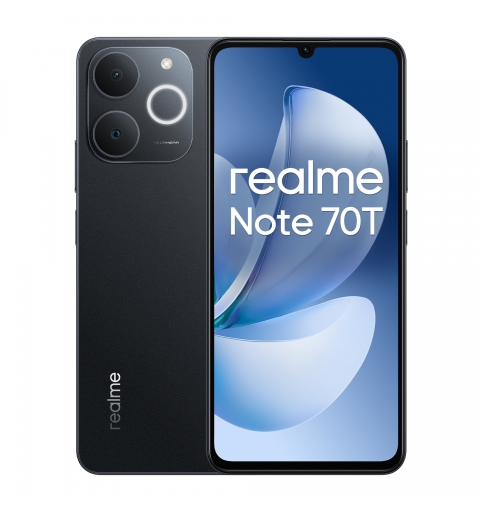 realme Note 70T 17,1 cm (6.74") Double SIM Android 15 4G USB Type-C 4 Go 256 Go 6000 mAh Noir