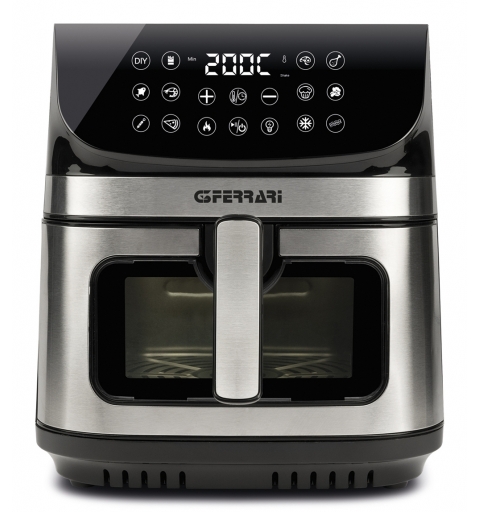 G3 Ferrari G10215 friggitrice Singolo 9 L Indipendente 2200 W Friggitrice ad aria calda Nero, Acciaio inox