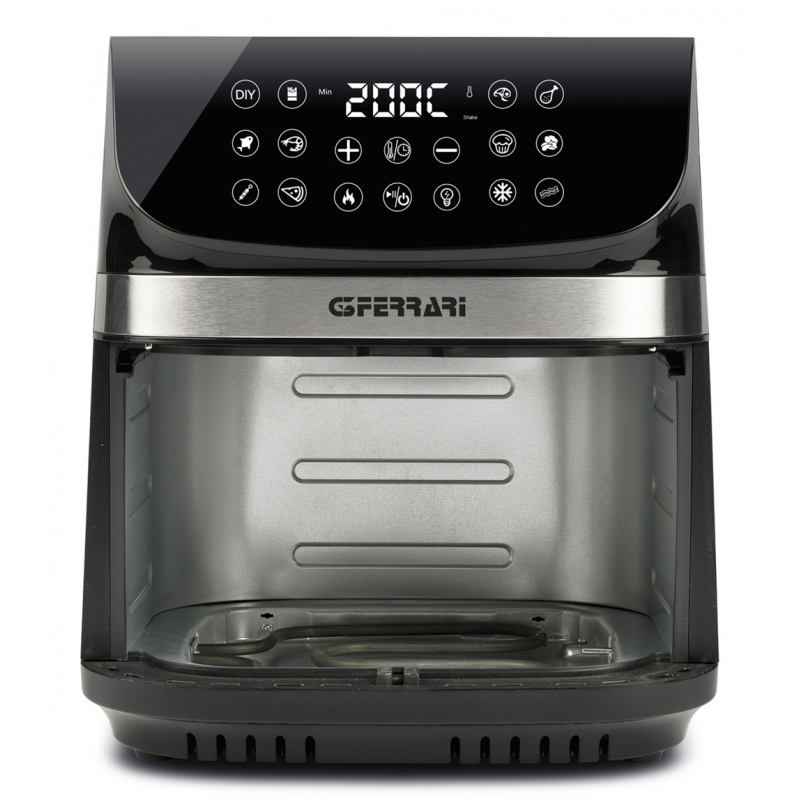 G3 Ferrari G10215 friggitrice Singolo 9 L Indipendente 2200 W Friggitrice ad aria calda Nero, Acciaio inox