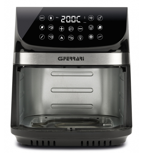 G3 Ferrari G10215 friggitrice Singolo 9 L Indipendente 2200 W Friggitrice ad aria calda Nero, Acciaio inox