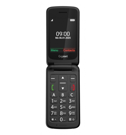 Gigaset GL595 7,11 cm (2.8") 114 g Noir Téléphone pour seniors