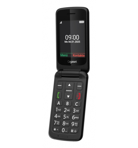 Gigaset GL595 7,11 cm (2.8") 114 g Noir Téléphone pour seniors