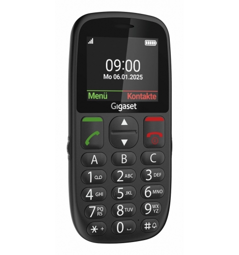 Gigaset GL395 5,59 cm (2.2") 90 g Noir Téléphone pour seniors