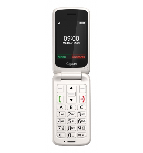 Gigaset GL595 7,11 cm (2.8") 114 g Blanc Téléphone pour seniors