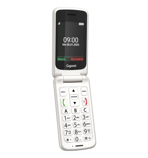 Gigaset GL595 7,11 cm (2.8") 114 g Blanc Téléphone pour seniors