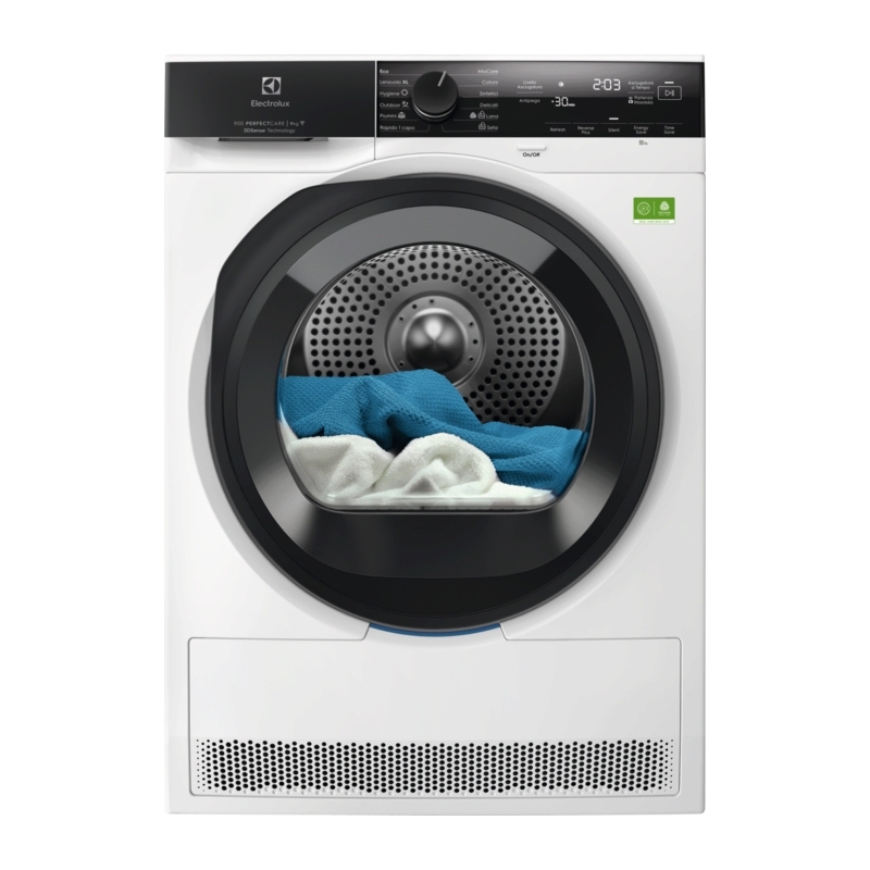 Electrolux EW9H4Y9A asciugatrice Libera installazione Caricamento frontale 9 kg Bianco