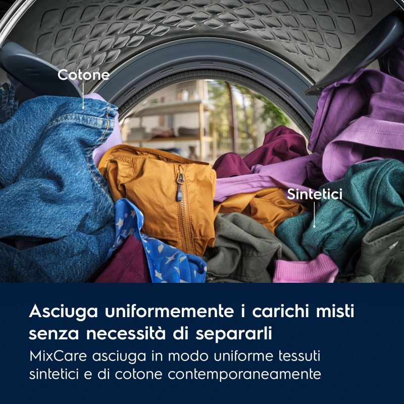 Electrolux EW9H4Y9A asciugatrice Libera installazione Caricamento frontale 9 kg Bianco