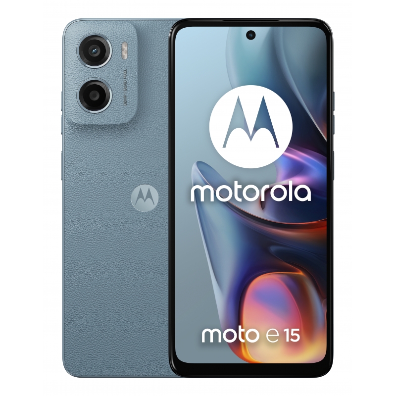 Motorola moto e15 16.9 cm (6.67") Dual SIM Android 14 Go edition 4G USB Type-C 2 GB 64 GB 5200 mAh Blue