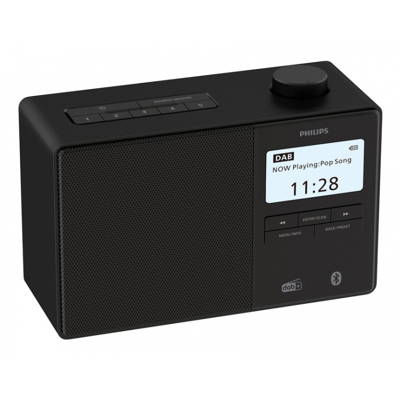 Philips TAR5600 00 radio Orologio Digitale Nero