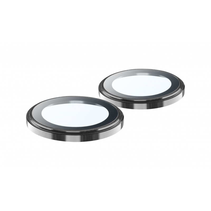 Cellularline Camera Lens Ring - iPhone 16 16 Plus Tempered glass for camera protection