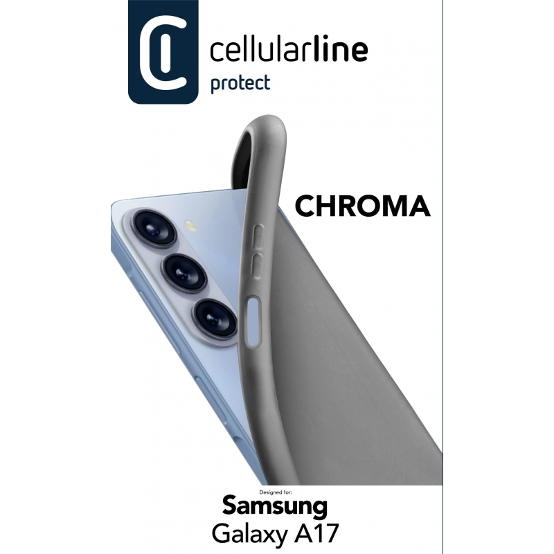 Cellularline Chroma - Galaxy A17 Custodia in gomma morbida e colorata