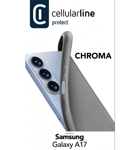 Cellularline Chroma - Galaxy A17 Custodia in gomma morbida e colorata