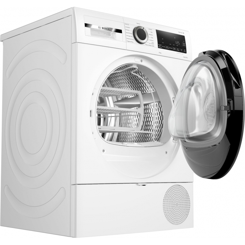 Bosch Serie 6 WQG233D1II asciugatrice Libera installazione Caricamento frontale 8 kg Bianco