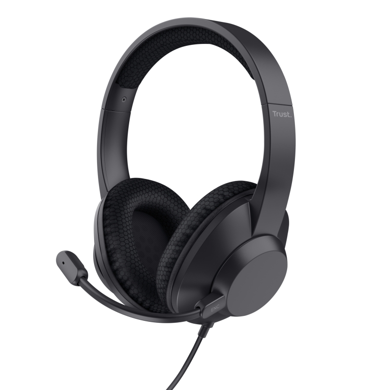 Trust Ayda Max Auriculares Alámbrico Diadema Llamadas Música USB Type-C USB Type-A Negro