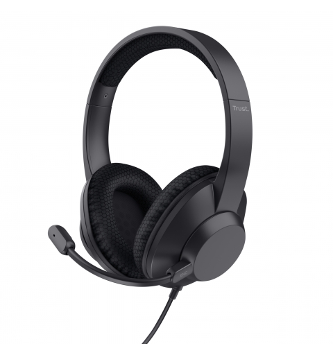 Trust Ayda Max Auriculares Alámbrico Diadema Llamadas Música USB Type-C USB Type-A Negro