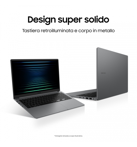 Samsung Galaxy Book5 Intel Core Ultra 7 255U Computer portatile 39,6 cm (15.6") Full HD 32 GB LPDDR5x-SDRAM 1 TB SSD Wi-Fi 6