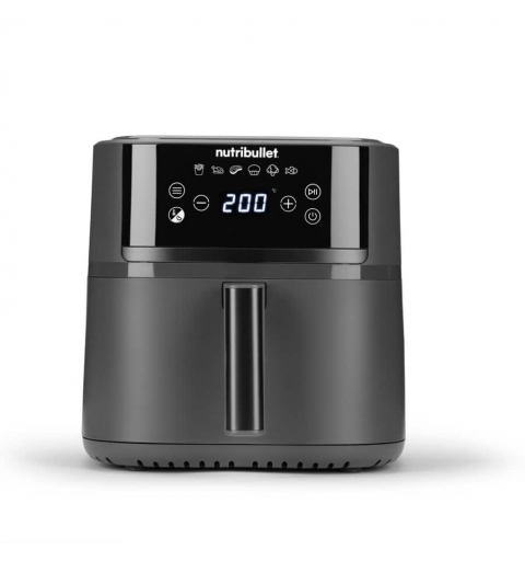 NutriBullet NBA0611DG friggitrice Singolo 6 L Indipendente 1700 W Friggitrice ad aria calda Grigio