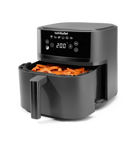 NutriBullet NBA0611DG friggitrice Singolo 6 L Indipendente 1700 W Friggitrice ad aria calda Grigio