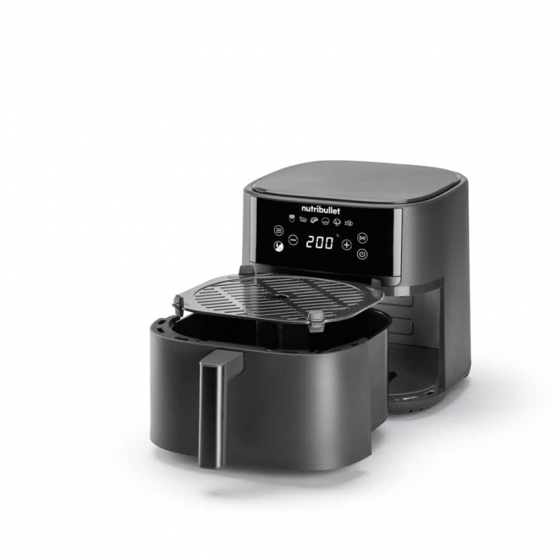 NutriBullet NBA0611DG friteuse Unique 6 L Autonome 1700 W Friteuse d’air chaud Gris