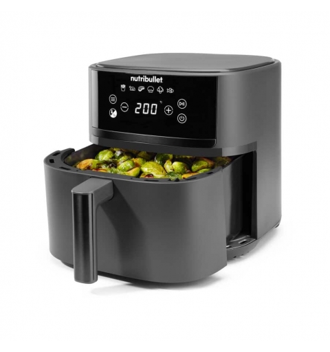 NutriBullet NBA0611DG friggitrice Singolo 6 L Indipendente 1700 W Friggitrice ad aria calda Grigio