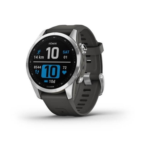 Garmin fenix 7S 3,05 cm (1.2") MIP 42 mm Digitale 240 x 240 Pixel Touch screen Argento Wi-Fi GPS (satellitare)