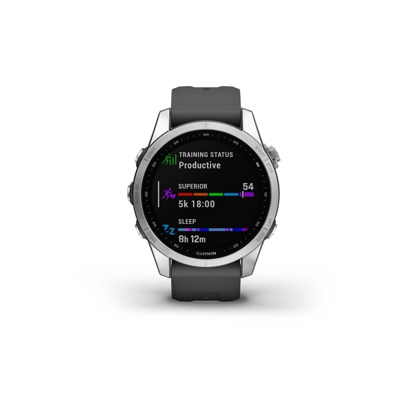 Garmin fenix 7S 3,05 cm (1.2") MIP 42 mm Numérique 240 x 240 pixels Écran tactile Argent Wifi GPS (satellite)