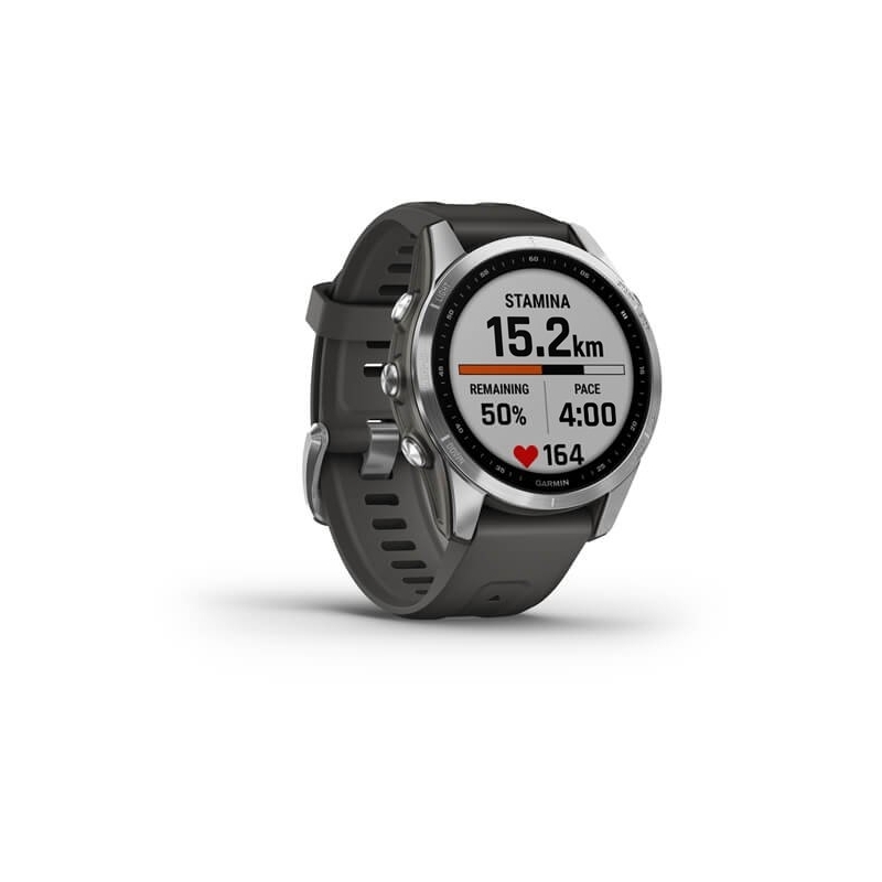 Garmin fenix 7S 3,05 cm (1.2") MIP 42 mm Digitale 240 x 240 Pixel Touch screen Argento Wi-Fi GPS (satellitare)