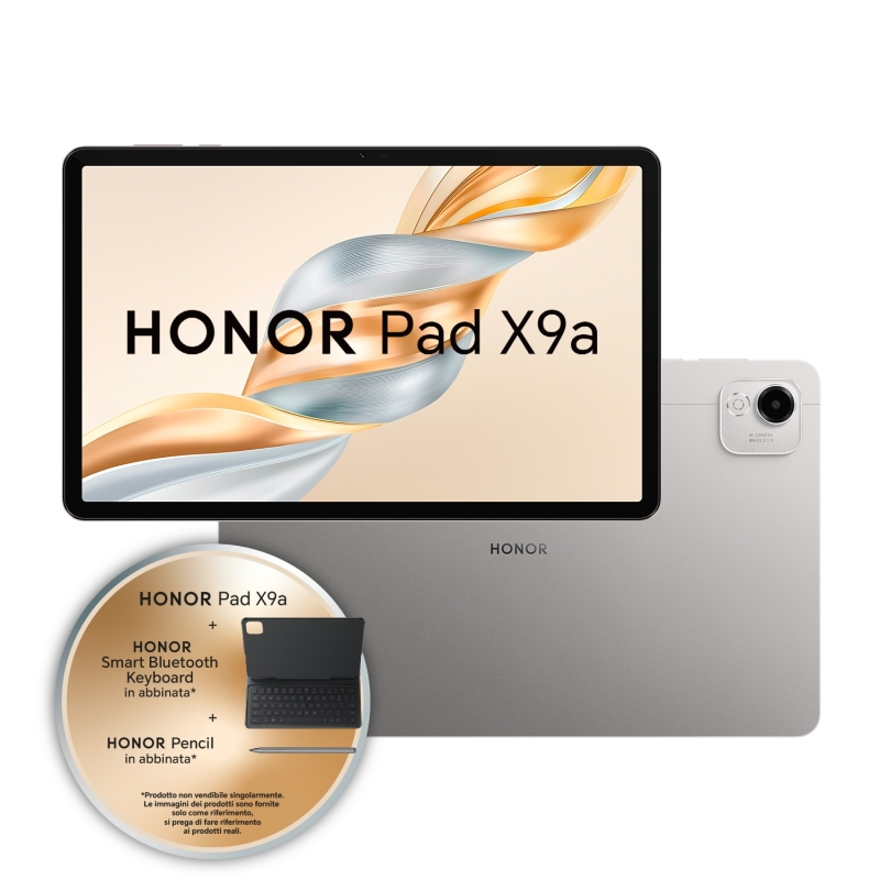 Honor BNDX9A_WIFI tablette Qualcomm Snapdragon 128 Go 29,2 cm (11.5") 6 Go Wi-Fi 5 (802.11ac) Android 15 Gris