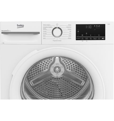 Beko BMT481WI_IT 8kg, Classe C, Linea Estetica NX, motore inverter, Display Touch
