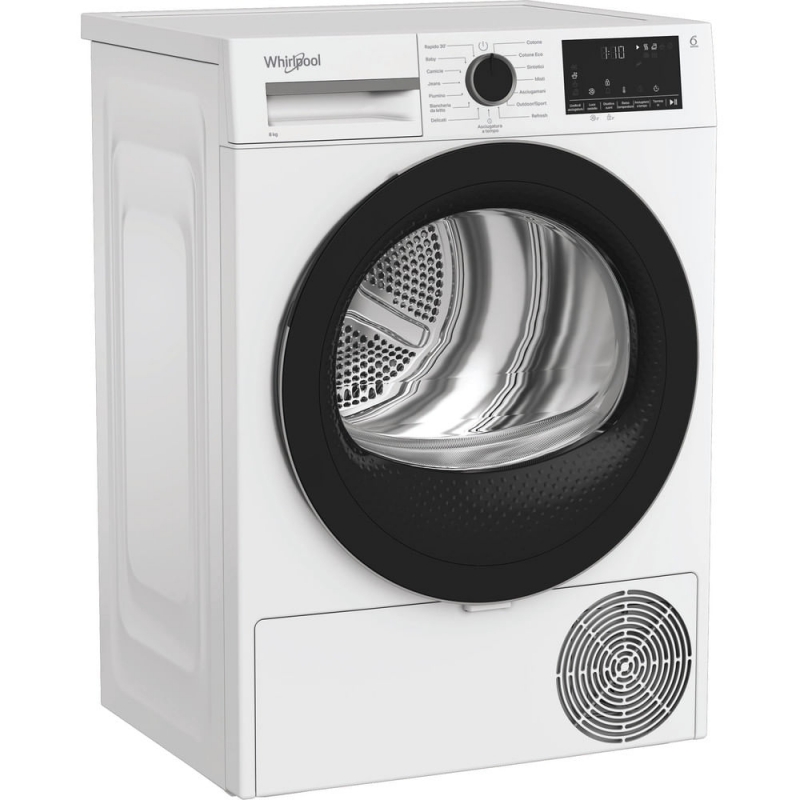 Whirlpool C WD 83M WBS IT sèche-linge Pose libre Charge avant 8 kg Blanc