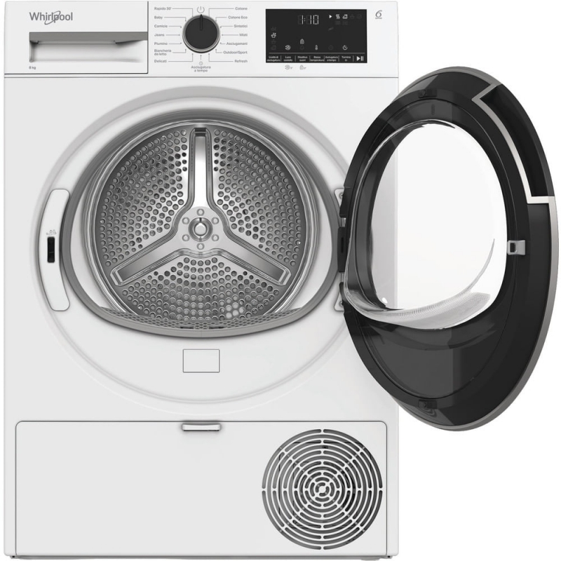 Whirlpool C WD 83M WBS IT Wäschetrockner Freistehend Frontlader 8 kg Weiß