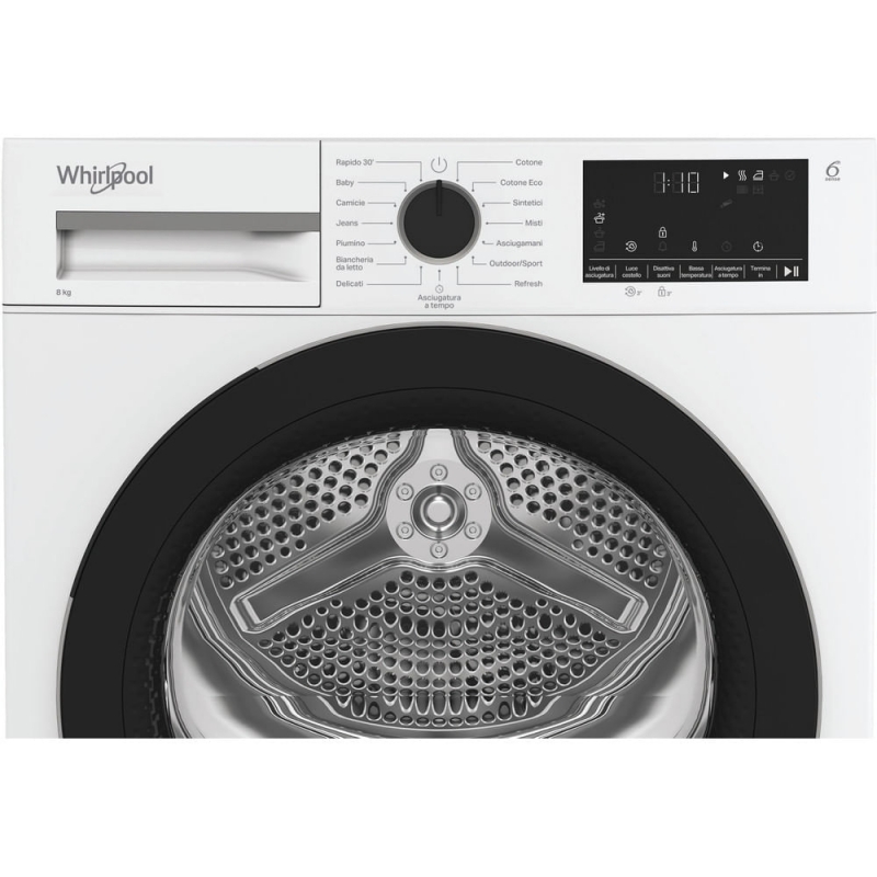 Whirlpool C WD 83M WBS IT Wäschetrockner Freistehend Frontlader 8 kg Weiß